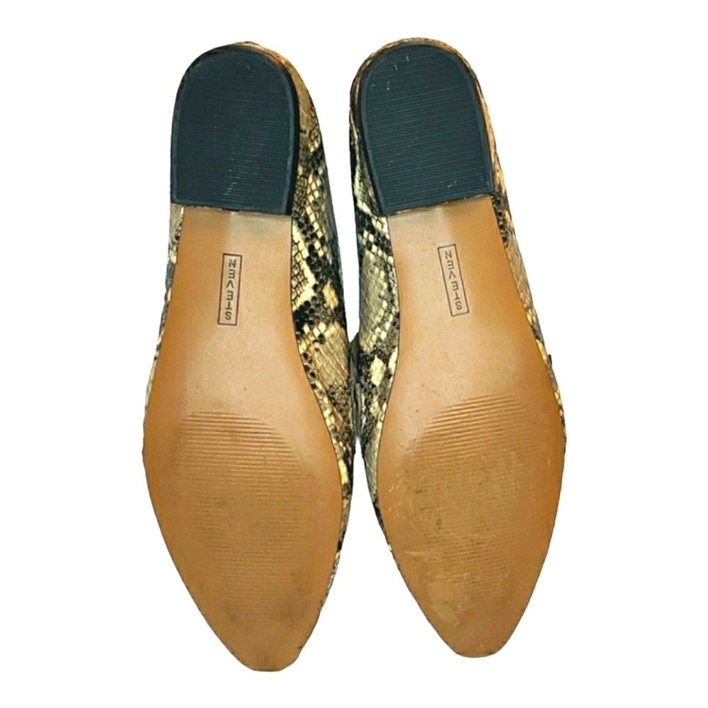 Steve Madden Hollie Loafer Pointed Toe Snake Embo… - image 5
